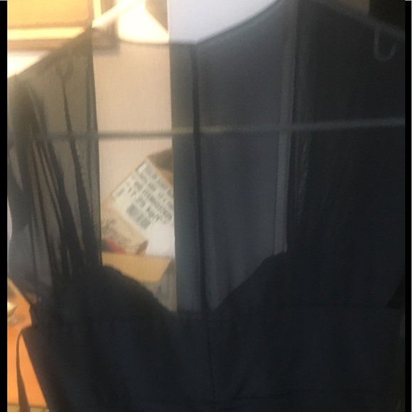 Evening Gown Navy Midi Sequins beads in front Dusk Collection by Sheila … - Picture 6 of 16